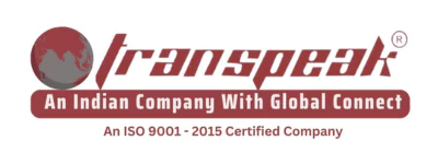 Transpeak Courier Transport Tracking Logo